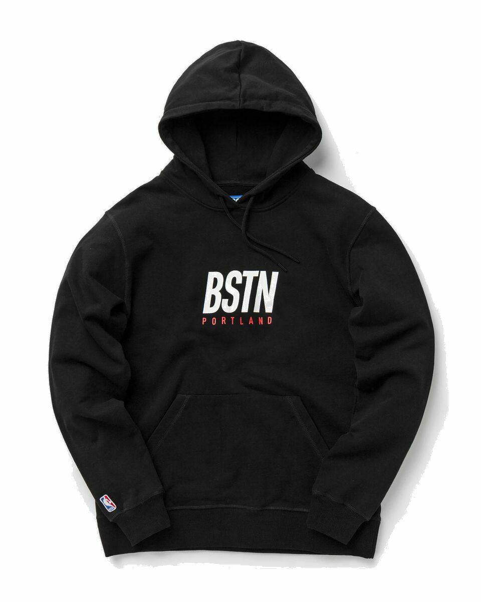 Bstn Brand Bstn Nba Portland Trail Blazers Hoody Black Mens