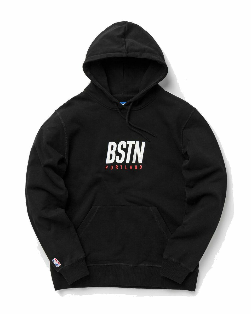 Photo: Bstn Brand Bstn & Nba Portland Trail Blazers Hoody Black - Mens - Hoodies
