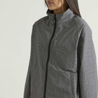 Gramicci Women's Mini Check Nylon Jacket in Seal Check