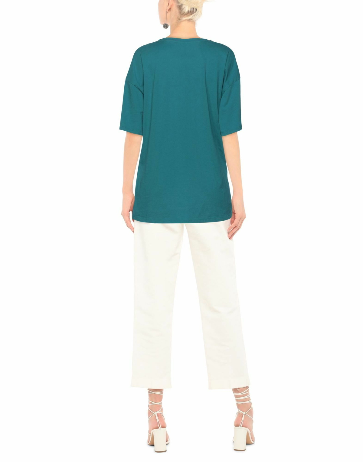 Manila Grace Womens T-shirt Deep teal