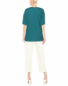 Manila Grace Womens T-shirt Deep teal