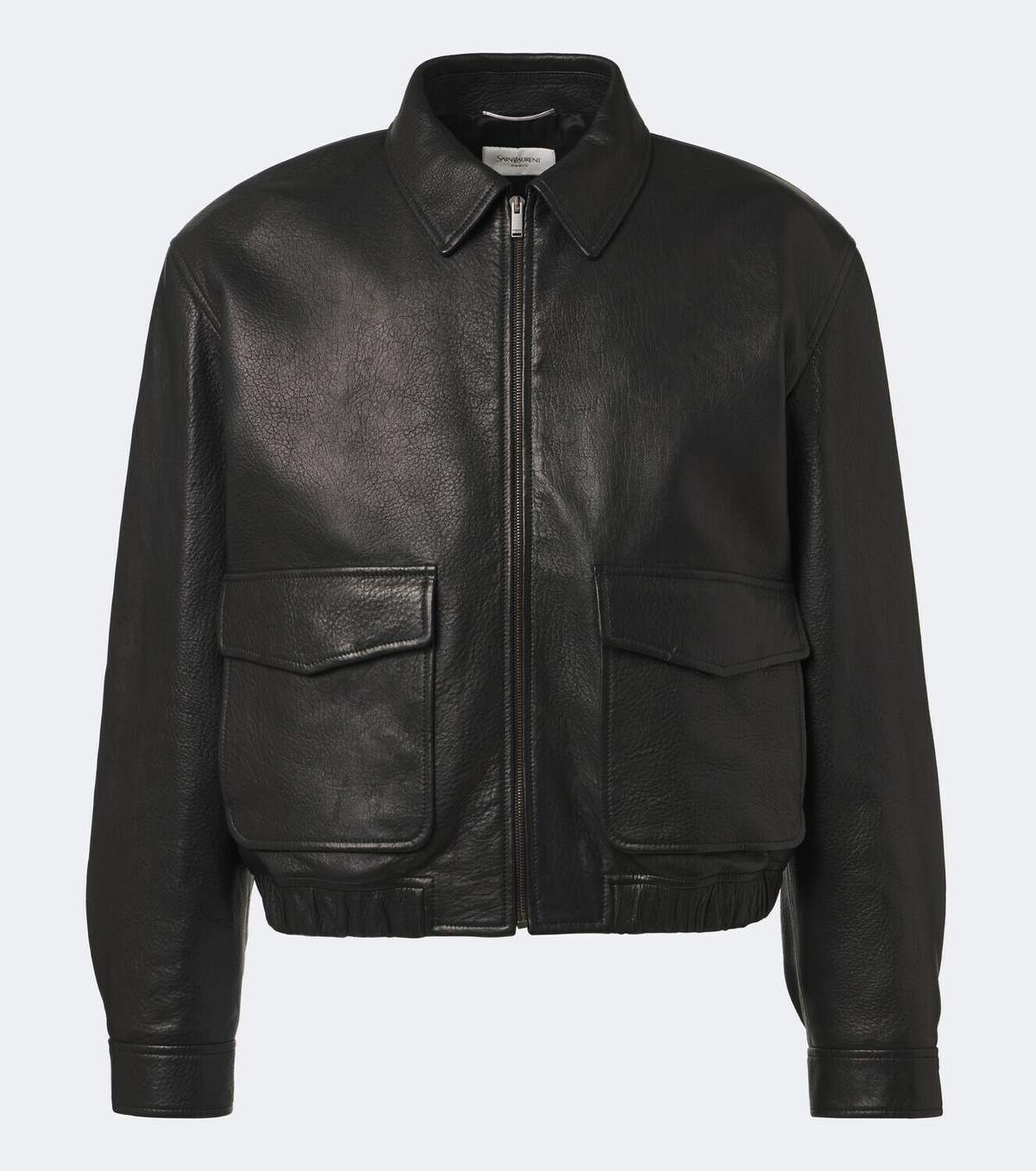 Saint Laurent Leather blouson jacket