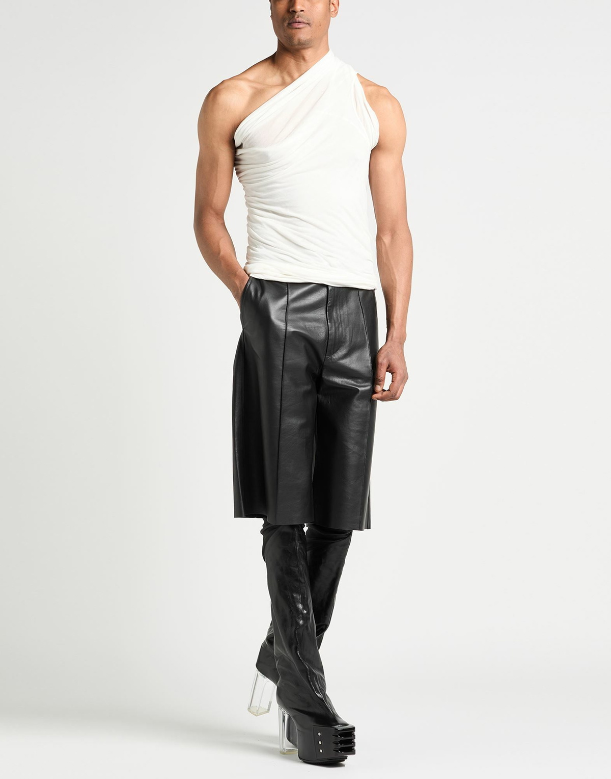 Rick Owens Mens T-shirt in Off white
