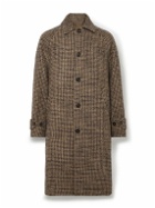 Officine Générale - Hudson Houndstooth Virgin Wool-Blend Coat - Brown