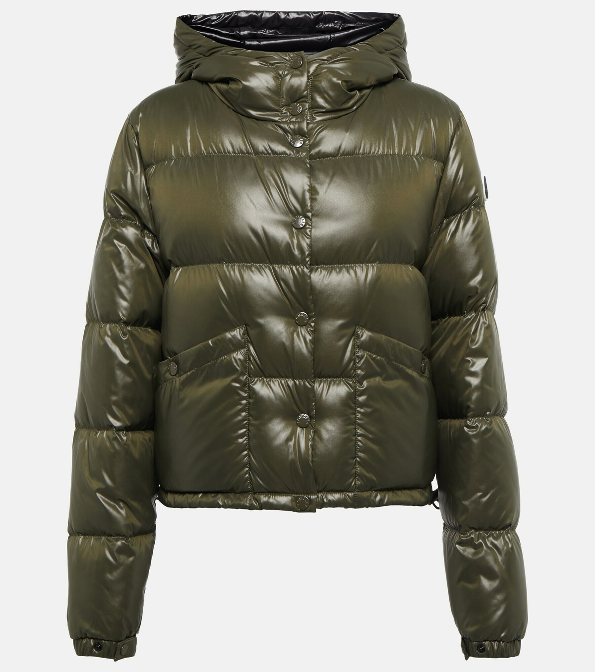 Cropped best sale moncler jacket