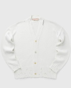 Marni CARDIGAN White Mens Zippers & Cardigan