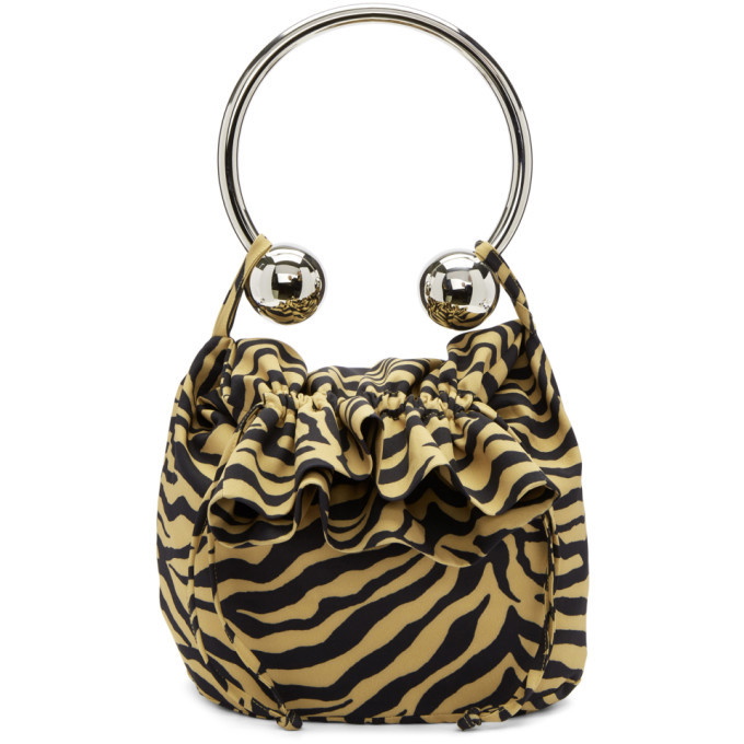 Ashley Williams Brown and Black Tiger Piercing Bag Ashley Williams