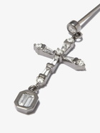 SHAY 18K Black Gold Cross Diamond Earrings