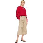 Citizens of Humanity Beige Cocoon Culotte Trousers
