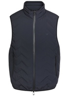 Emporio Armani Water-repellent Padded Stretch-nylon Gilet Navy