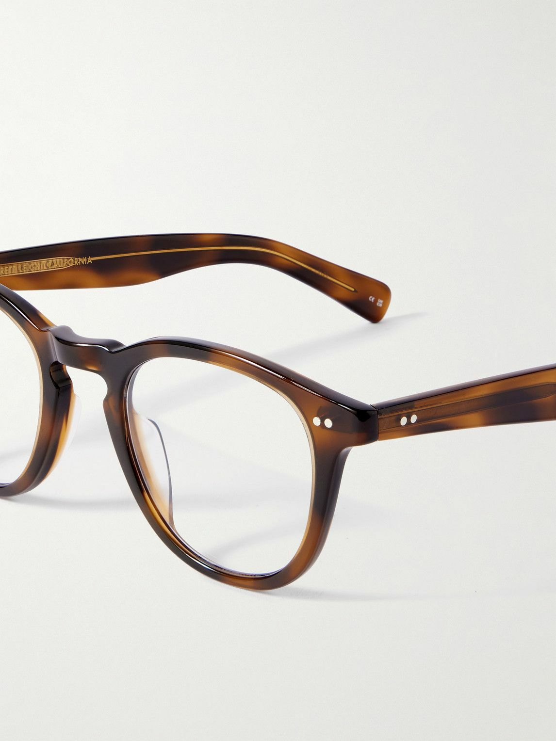 Garrett Leight California Optical - Hampton Round-Frame Tortoiseshell Acetate Optical Glasses