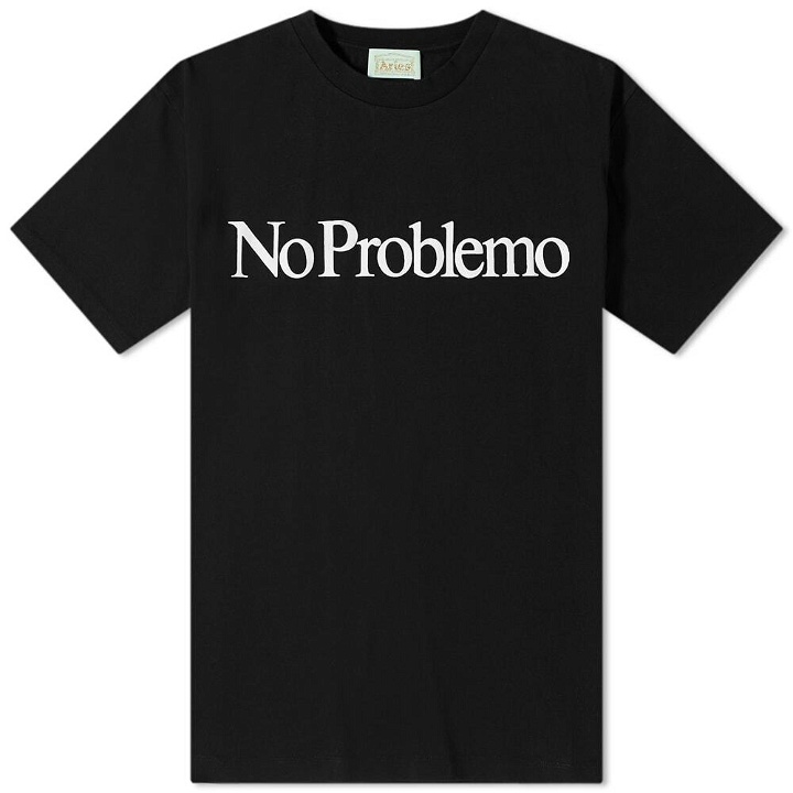 Photo: Aries Men's No Problemo T-Shirt in Black