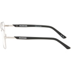 Balenciaga Silver Aviator Glasses