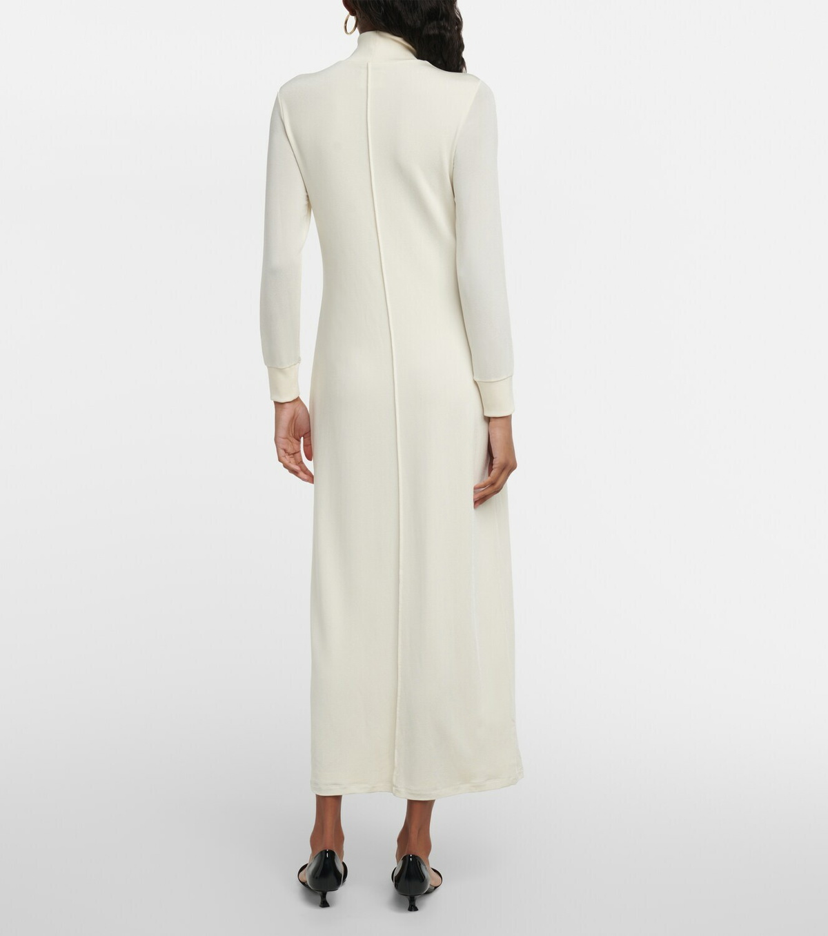 Khaite - Devon crpe jersey midi dress Khaite