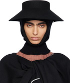 ISSEY MIYAKE Black Petal Cap