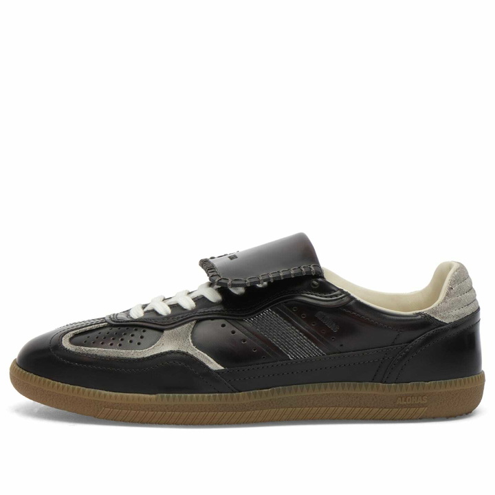 Photo: ALOHAS Women's TB 490 Vintage Effect Leather Sneakers in Brushed Dark Chocolate
