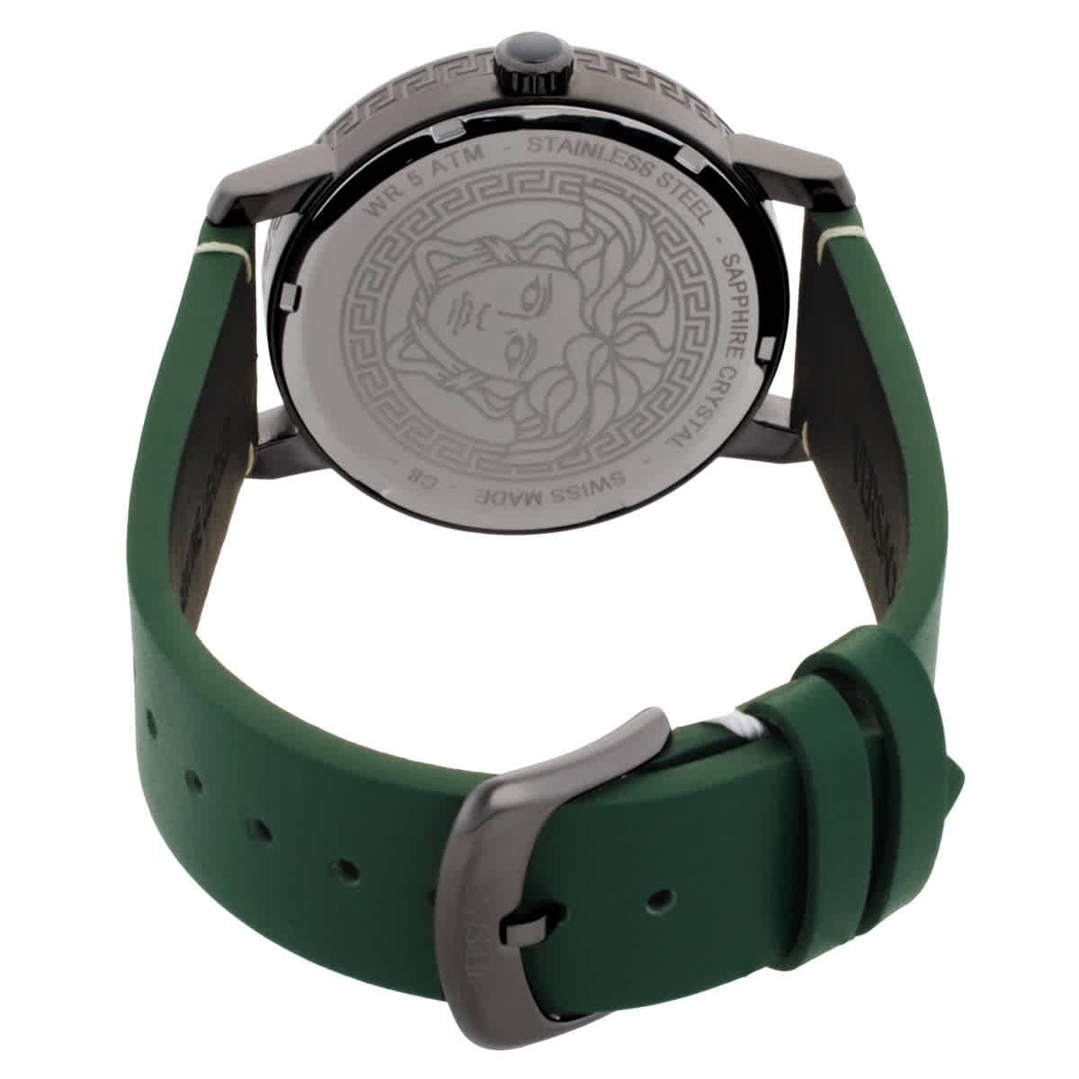 Versace V-Helix Quartz Green Dial Mens Watch VE9G00224 Versace