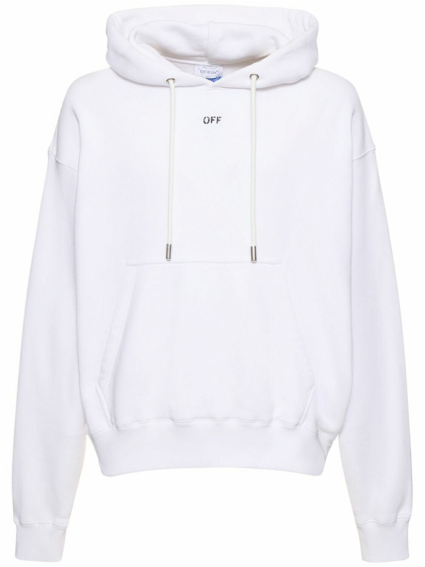 Photo: OFF-WHITE - Off Stamp Skate Cotton Hoodie