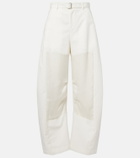Sacai Belted barrel-leg pants