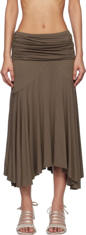 Photo: Gimaguas Brown Fortuna Midi Skirt