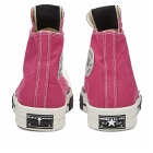 Converse x DRKSHDW TURBODRK LACELESS Hi-Top Sneakers in Hot Pink