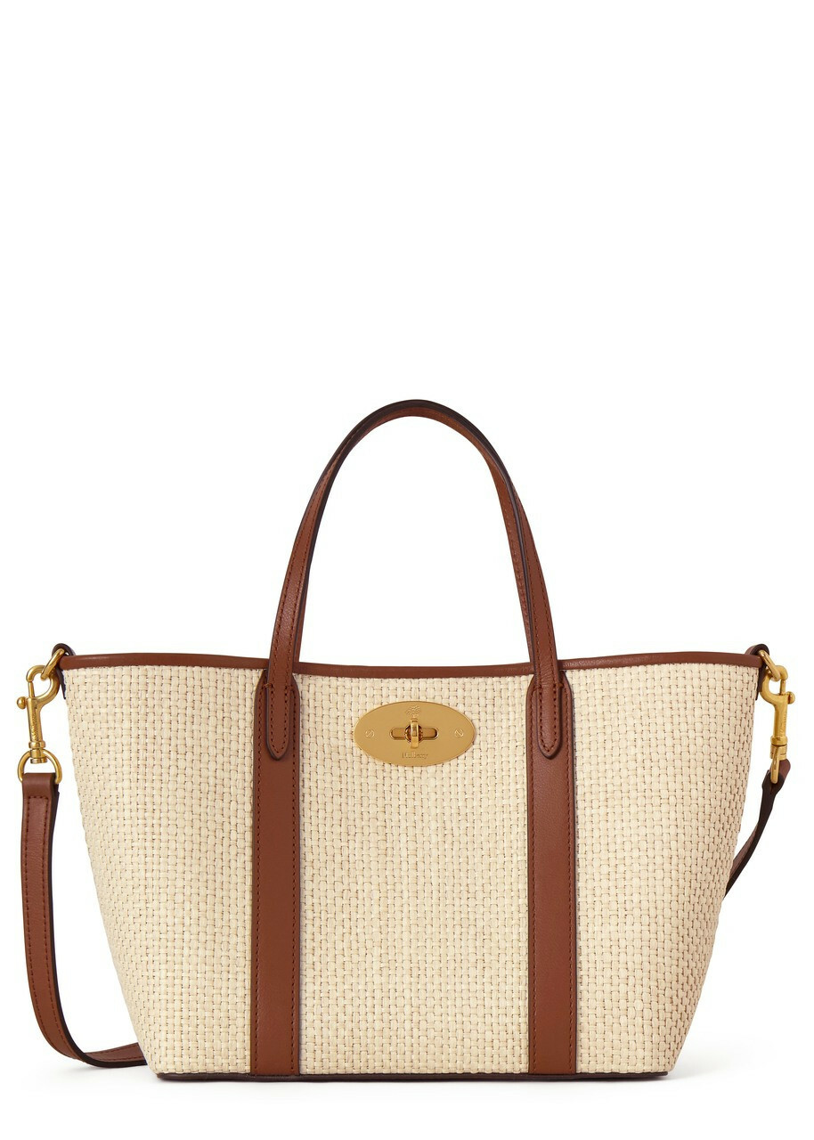 Mulberry Bayswater Mini Raffia Cross-body bag - Cream - One Size