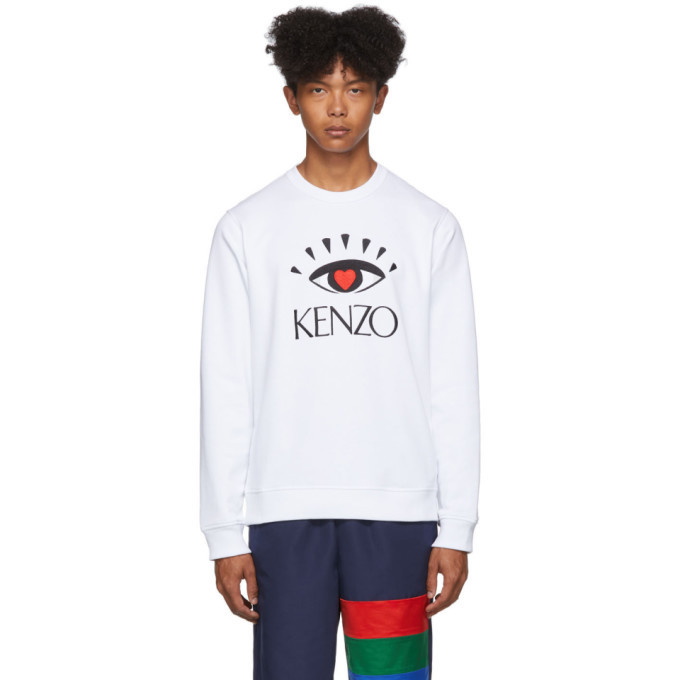 Photo: Kenzo White Limited Edition Cupid Sweatshirt