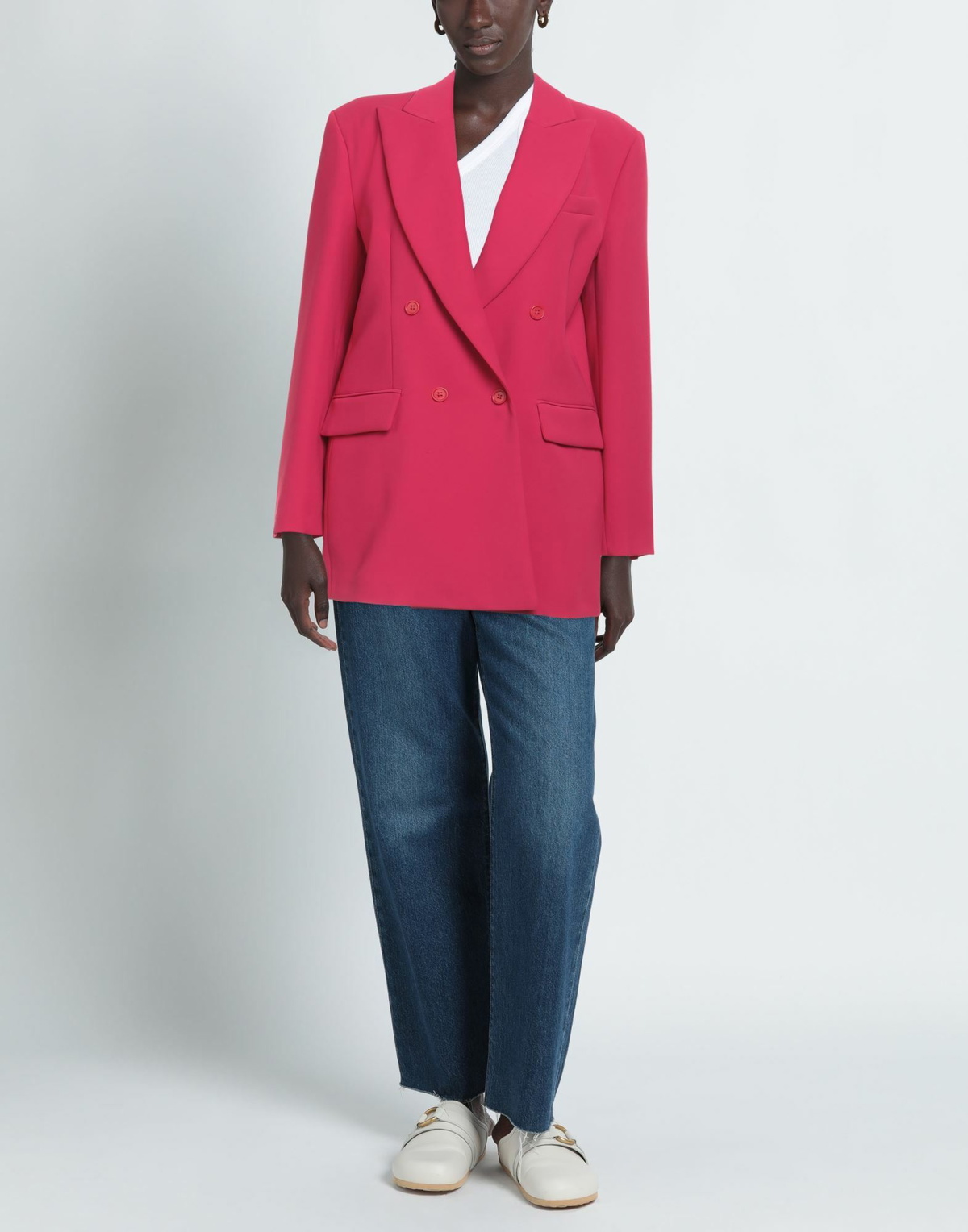 P. a.r. o.s. h. Womens Blazer Fuchsia