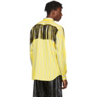 Comme des Garcons Homme Plus Yellow Fringed Shirt