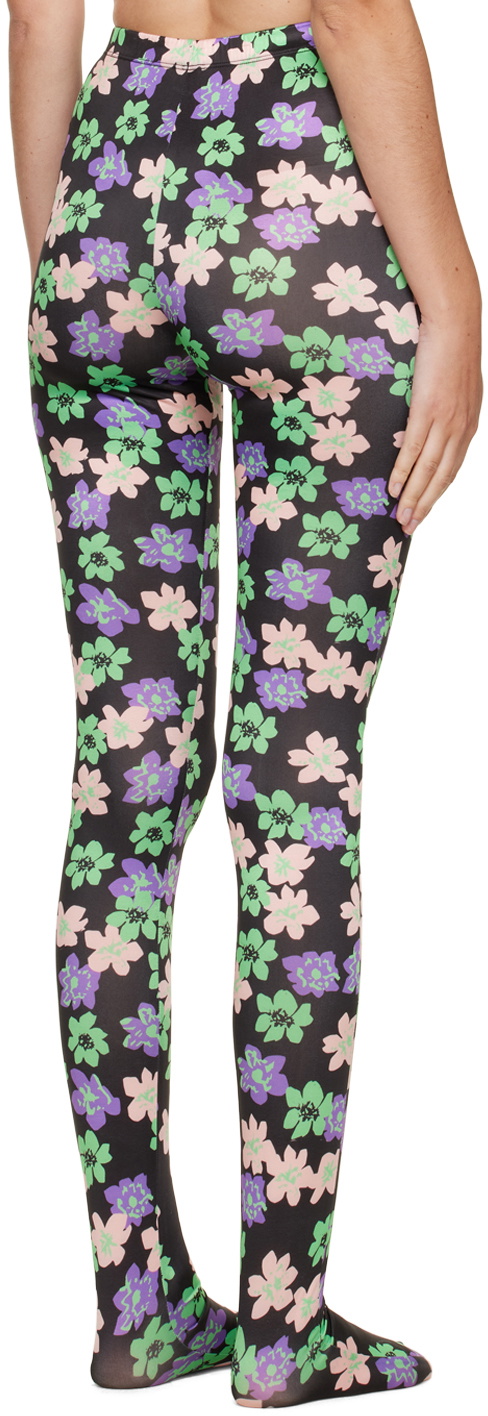 SHUTING QIU Multi Look 12 Floral Tights