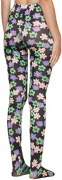 SHUTING QIU Multi Look 12 Floral Tights