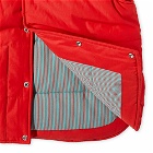 Acne Studios Men's Olivar Oversize Padded Face Vest in Bright Red