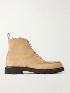 Canali - Suede Lace-Up Boots - Neutrals