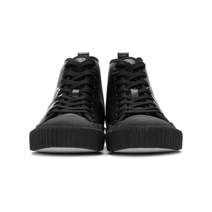 Valentino Black Valentino Garavani VLTN High-Top Sneakers