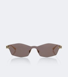 Cartier Eyewear Collection Panthère De Cartier rectangular sunglasses