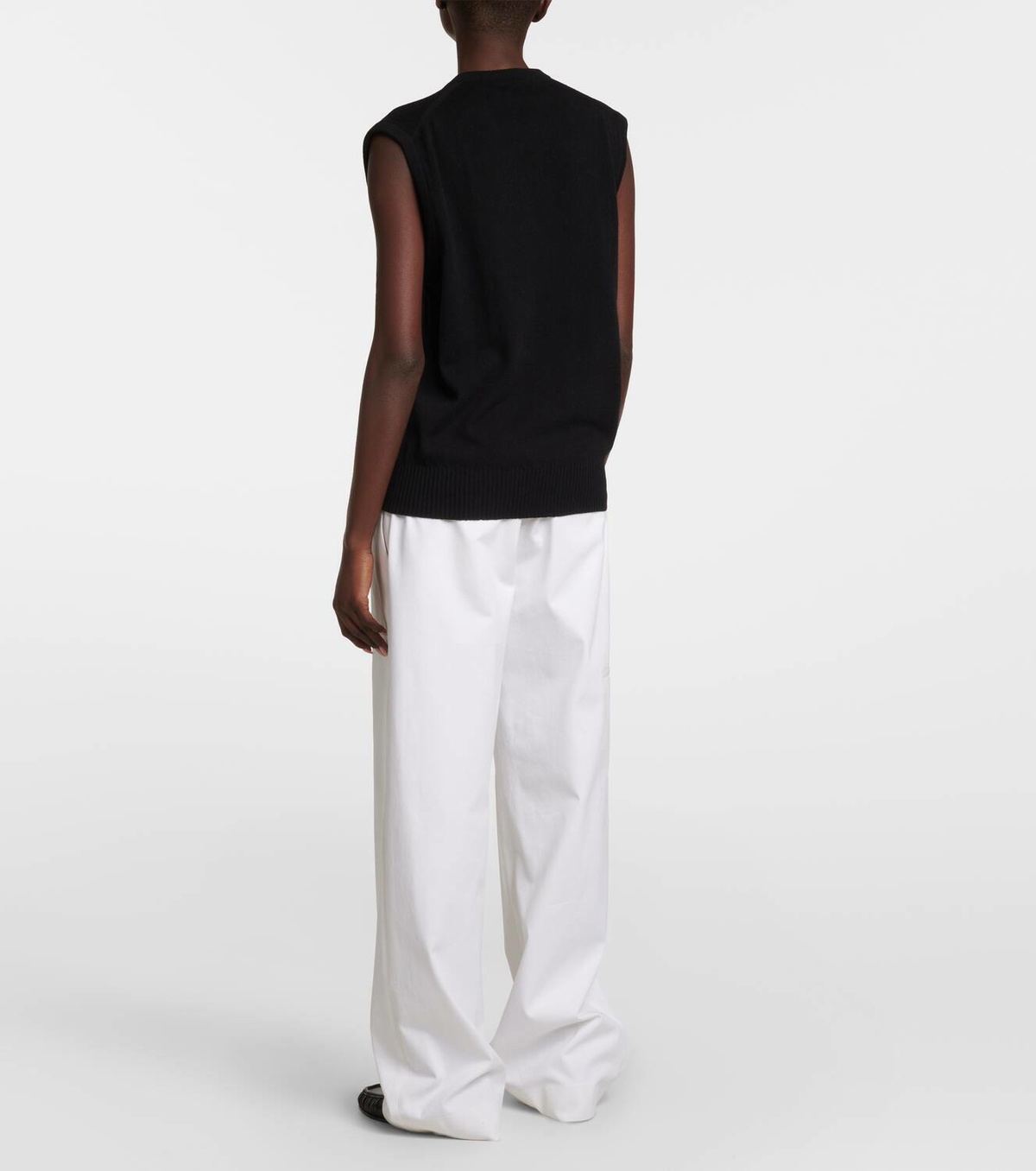 The Row Dom cashmere vest