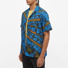 Paul Smith Men's Tie-Dyed Vacation Shirt in Blue