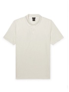 HUGO BOSS - Mercerised Cotton Polo Shirt - Neutrals