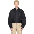 Vivienne Westwood Black Achilles Bomber Jacket