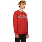 Marcelo Burlon County of Milan Red Red Sox Edition Sweatshirt