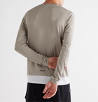 Soar Running - Tech-T Contrast-Tipped Mesh Running T-Shirt - Neutrals