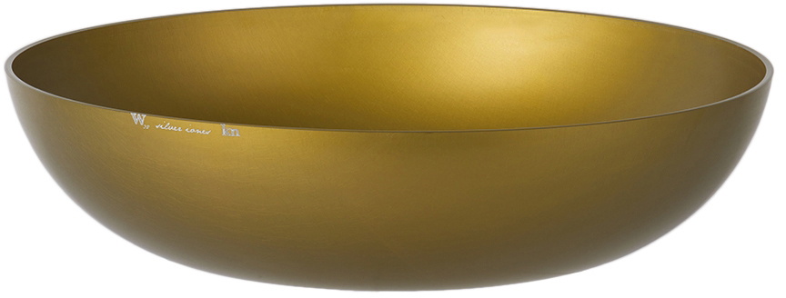 knIndustrie Gold 'The #KNPot' Wok & Handle, 32 cm