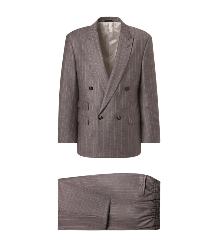 Photo: Giorgio Armani Pinstripe virgin wool suit