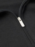 Peter Millar - Crown Cotton-Blend Jersey Half-Zip Sweatshirt - Black