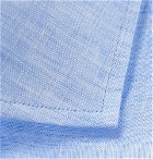Hugo Boss - Blue Jason Slim-Fit Slub Linen Shirt - Blue