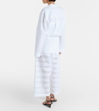 Alaïa Cotton poplin wide-leg culottes