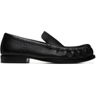 Dries Van Noten Black Leather Loafers