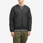 Goldwin Men's V-Neck Zip Down Cardigan in Black