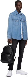 Hugo Black Ethon 2.0 Faux-Leather Backpack