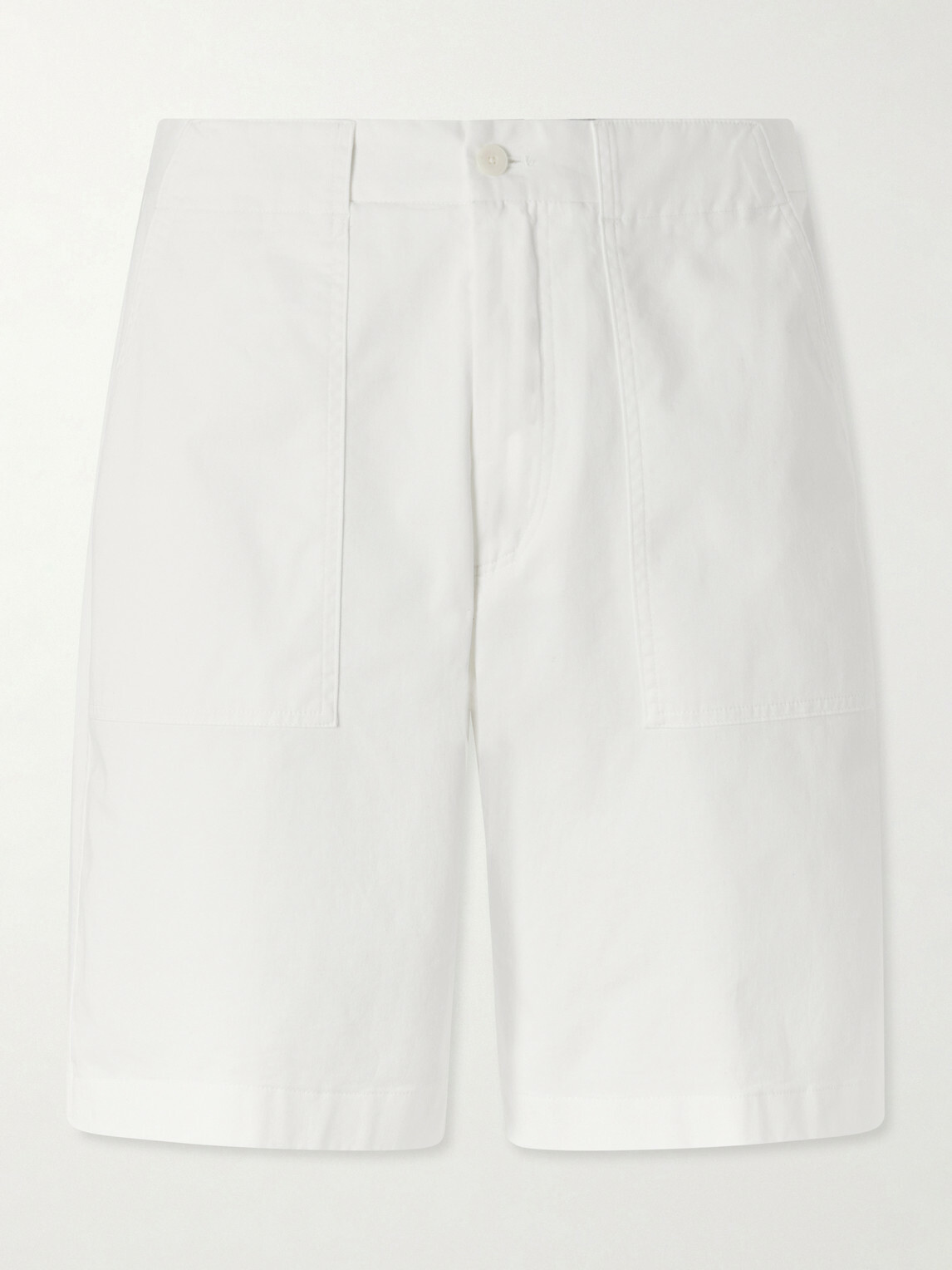 Ralph Lauren Purple label - Straight-Leg Stretch-Cotton Twill Shorts - White